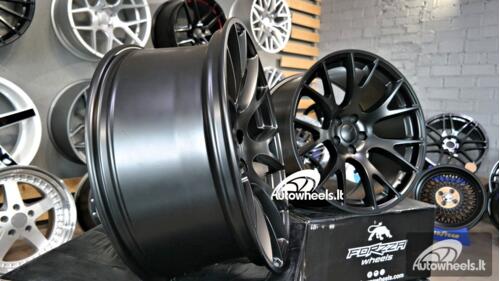 Ratlankis Dodge SRT 20X9J 5X115 ET20 71.5 Black half matt