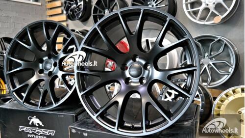 Ratlankis Dodge SRT 20X9J 5X115 ET20 71.5 Black half matt