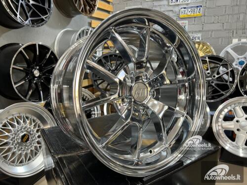 Ratlankis Mustang LCC FR500 Style 18X9J 5X114.3 ET22 70.6 Chrome