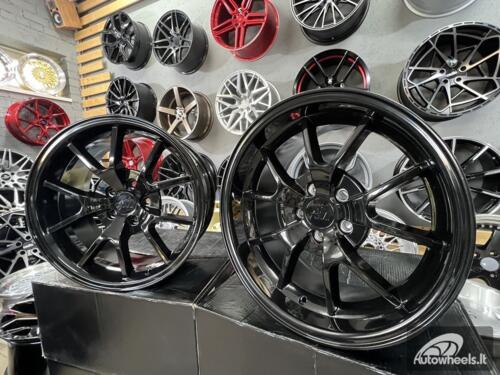 Ratlankis Mustang LCC FR500 Style 18X9J 5X114.3 ET22 70.6 Black