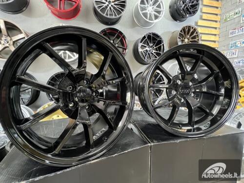 Ratlankis Mustang LCC FR500 Style 18X9J 5X114.3 ET22 70.6 Black