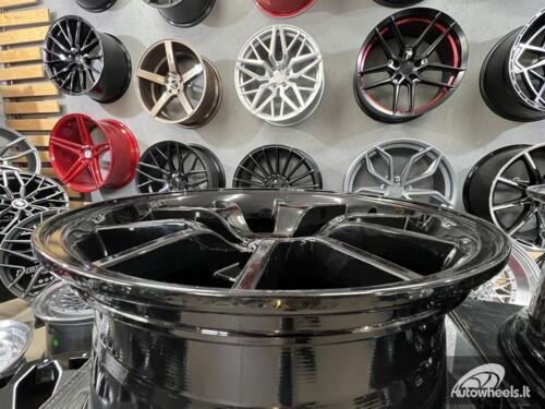 Ratlankis Mustang LCC FR500 Style 18X9J 5X114.3 ET22 70.6 Black