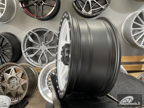 Ratlankis Gladiator 4x4 Off Road 17X7.5J 5X127 ET10 71.5 Matt black with white face