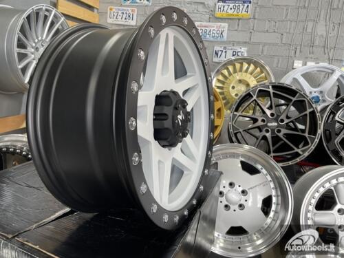 Ratlankis Gladiator 4x4 Off Road 17X7.5J 5X127 ET10 71.5 Matt black with white face