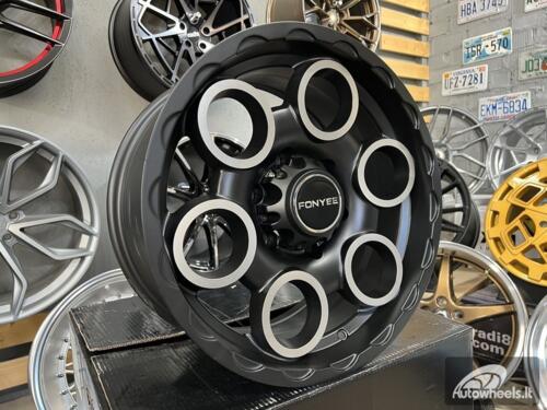 Ratlankis Etern 4x4 Off road 17X8J 6X139.7 ET0 110 Matt black with face machined