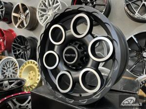 Ratlankis Etern 4x4 Off road | R17X8J 6X139.7 ET0 110 Matt black with face machined
