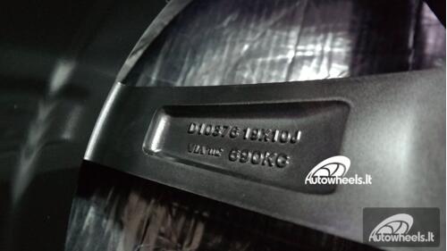 Ratlankis Woodbell Style | R19X10J 5X112 ET25 66.6 Black with face machined and black oil face