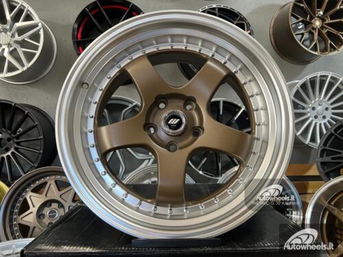 Ratlankis Work Meister SP1 Style 18X8.5J 5X114.3 ET30 73.1 Bronze lip with silver rivet