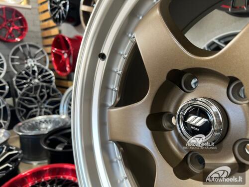 Ratlankis Work Meister SP1 Style 18X8.5J 5X114.3 ET30 73.1 Bronze lip with silver rivet