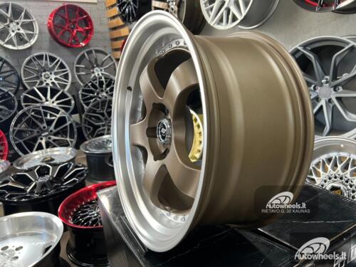 Ratlankis Work Meister SP1 Style 18X8.5J 5X114.3 ET30 73.1 Bronze lip with silver rivet