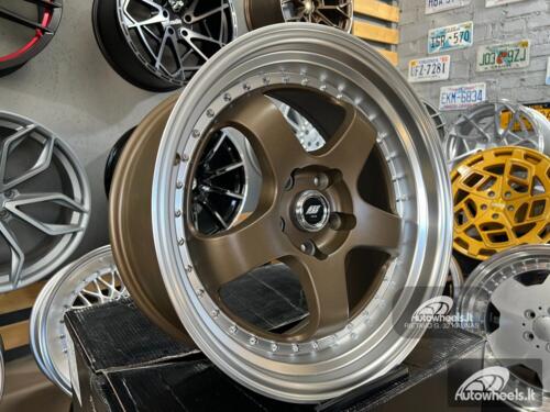 Ratlankis Work Meister SP1 Style 18X8.5J 5X114.3 ET30 73.1 Bronze lip with silver rivet