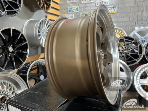 Ratlankis Work Meister SP1 Style 18X8.5J 5X114.3 ET30 73.1 Bronze lip with silver rivet