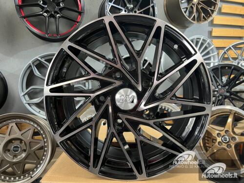 Ratlankis Spiked Ford Transit 1150KG 18X8J 5X160 ET50 65.1 Gloss black with polished face