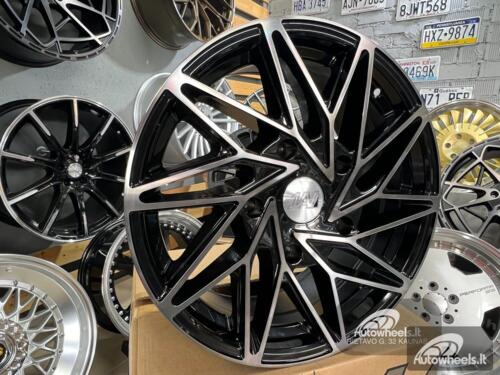 Ratlankis Spiked Ford Transit 1150KG 18X8J 5X160 ET50 65.1 Gloss black with polished face