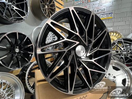 Ratlankis Spiked Ford Transit 1150KG 18X8J 5X160 ET50 65.1 Gloss black with polished face