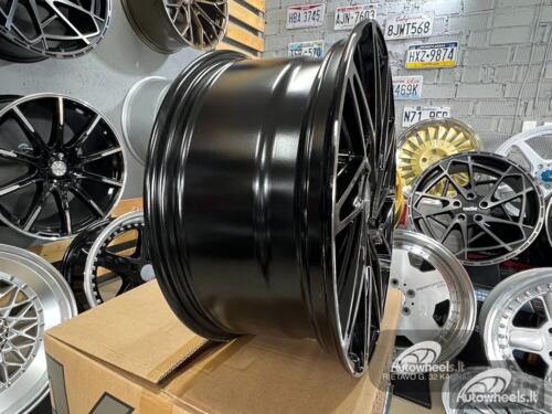 Ratlankis Spiked Ford Transit 1150KG 18X8J 5X160 ET50 65.1 Gloss black with polished face