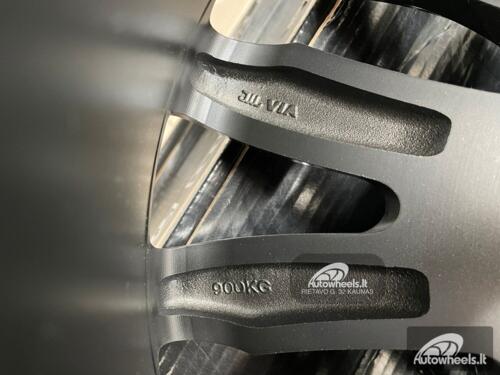 Ratlankis 4x4 Rock Off Road 18X9J 6X139.7 ET10 106.1 Matt black with machined face with milling windows and dots