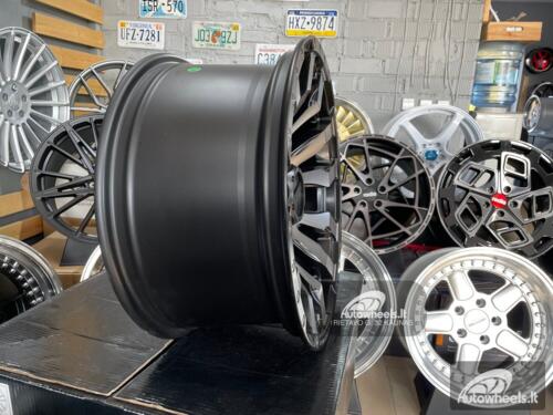 Ratlankis 4x4 Rock Off Road 18X9J 6X139.7 ET10 106.1 Matt black with machined face with milling windows and dots