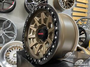  Ratlankis 4x4 Blazer Off Road 18X9J 6X139.7 ET0 110 Matt bronze with black matt lip