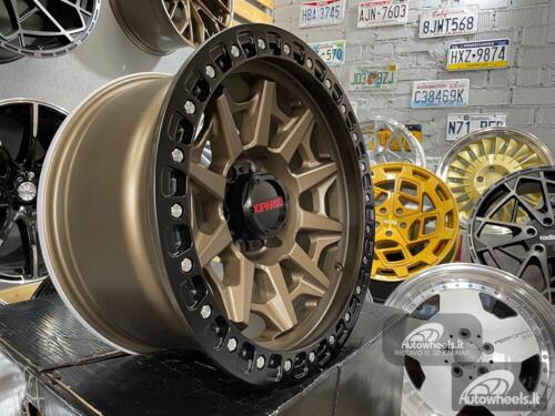  Ratlankis 4x4 Blazer Off Road 18X9J 6X139.7 ET0 110 Matt bronze with black matt lip