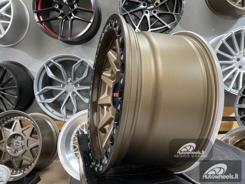  Ratlankis 4x4 Blazer Off Road 18X9J 6X139.7 ET0 110 Matt bronze with black matt lip