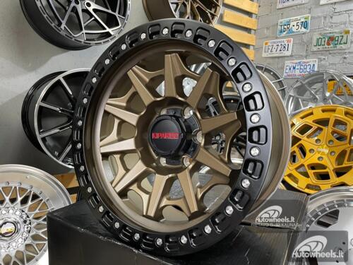  Ratlankis 4x4 Blazer Off Road 18X9J 6X139.7 ET0 110 Matt bronze with black matt lip
