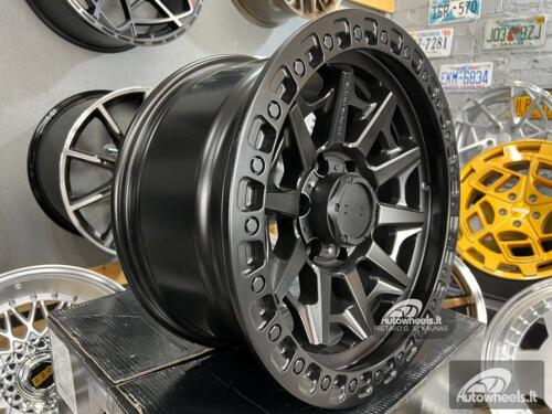 Ratlankis 4x4 Black Rock Off Road 18X9J 6X139.7 ET18 106.1 Matt black