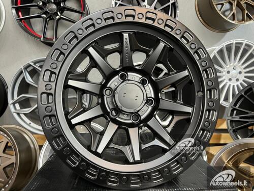 Ratlankis 4x4 Black Rock Off Road 18X9J 6X139.7 ET18 106.1 Matt black