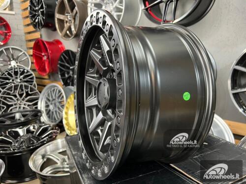 Ratlankis 4x4 Black Rock Off Road 18X9J 6X139.7 ET18 106.1 Matt black