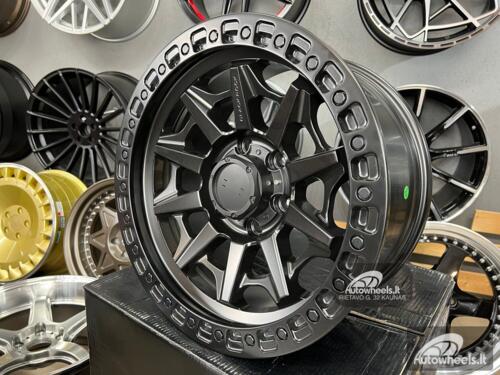 Ratlankis 4x4 Black Rock Off Road 18X9J 6X139.7 ET18 106.1 Matt black