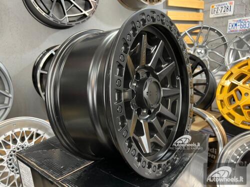 Ratlankis 4x4 Black Rock Off Road 18X9J 6X139.7 ET18 106.1 Matt black