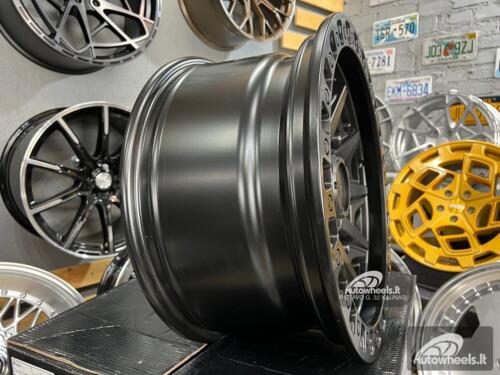 Ratlankis 4x4 Black Rock Off Road 18X9J 6X139.7 ET18 106.1 Matt black