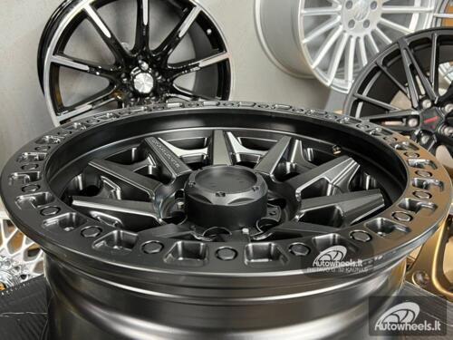 Ratlankis 4x4 Black Rock Off Road 18X9J 6X139.7 ET18 106.1 Matt black