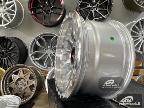 Ratlankis Expedition 4x4 Style 17X9J 6X135 ET0 87.1 Silver machined face