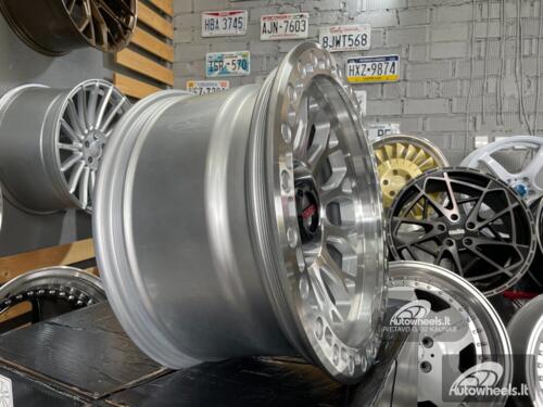 Ratlankis Expedition 4x4 Style 17X9J 6X135 ET0 87.1 Silver machined face