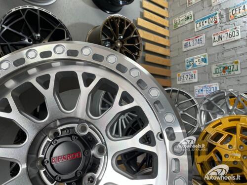 Ratlankis Expedition 4x4 Style 17X9J 6X135 ET0 87.1 Silver machined face