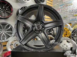 Ratlankis Dakota PDW 4x4, 20X8.5J 6X114.3 ET12 66.1 Black half matt, for Nissan Navara, Pathfinder, Mercedes X