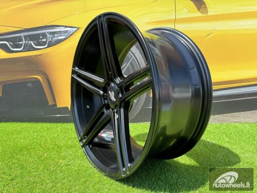 Ratlankis Forzza Bosan 10,5X21 5X120 ET38 72,56 Satin Black FLOW FORMING