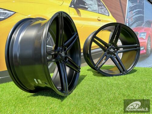 Ratlankis Forzza Bosan 10,5X21 5X120 ET38 72,56 Satin Black FLOW FORMING