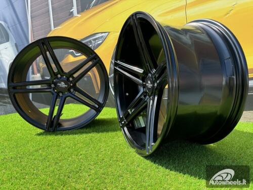 Ratlankis Forzza Bosan 10,5X21 5X120 ET38 72,56 Satin Black FLOW FORMING