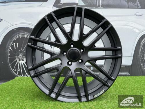 Ratlankis R22x10  5X130  ET  33  84.1  8102  Black Half Matt (BLHM)  For MER  (P2+P)  (STYLE BRABUS)