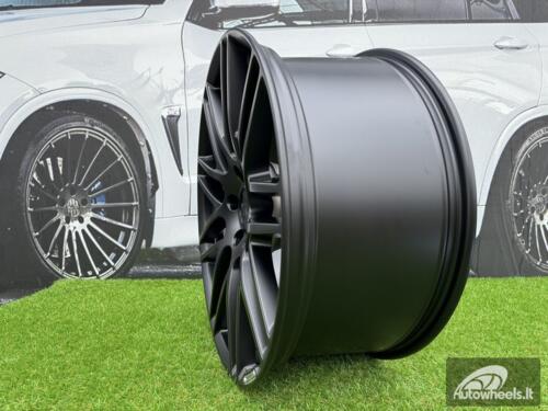 Ratlankis R22x10  5X130  ET  33  84.1  8102  Black Half Matt (BLHM)  For MER  (P2+P)  (STYLE BRABUS)