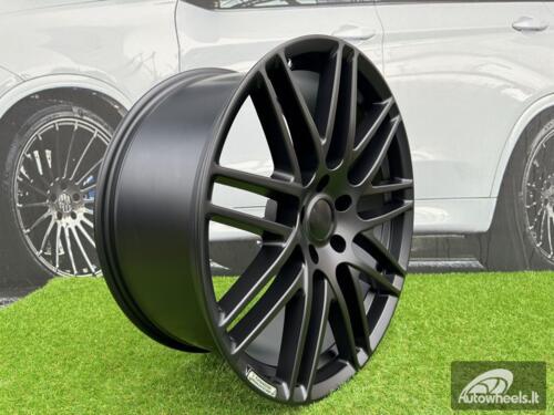 Ratlankis R22x10  5X130  ET  33  84.1  8102  Black Half Matt (BLHM)  For MER  (P2+P)  (STYLE BRABUS)