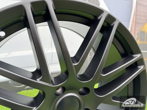Ratlankis R22x10  5X130  ET  33  84.1  8102  Black Half Matt (BLHM)  For MER  (P2+P)  (STYLE BRABUS)
