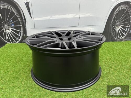 Ratlankis R22x10  5X130  ET  33  84.1  8102  Black Half Matt (BLHM)  For MER  (P2+P)  (STYLE BRABUS)