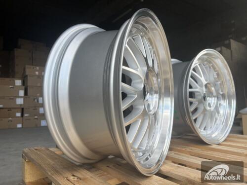 Ratlankis R18x8  5X112  ET  35  66.5  A1025  Polished Silver (MS)  For RACIN  (P)  (Rear+Front Style BBS)