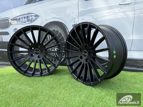 Ratlankis R20x8.5  5X112  ET  25  66.6  A1227  (HX010)  Black Matt (BM)  For HAXER  (P)  (Rear+Front (NEW CAP))