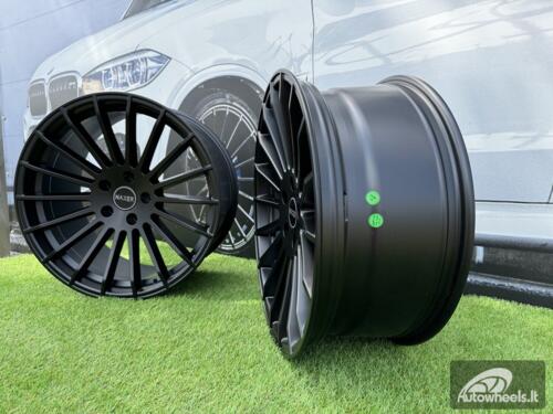 Ratlankis R20x9.5  5X120  ET  38  74.1  A1227  (HX010)  Black Matt (BM)  For HAXER  (P)  (Rear+Front (NEW CAP))