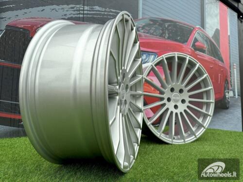 Ratlankis R20x9.5  5X112  ET  37  66.6  A1227  (HX010)  Silver Shining (SS)  For HAXER  (K7+P)  (Rear+Front)