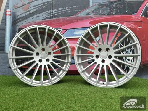 Ratlankis R20x10.5  5X112  ET  40  66.6  A1227  (HX010)  Silver Shining (SS)  For HAXER  (P)  (Rear+Front  (NEW CAP))